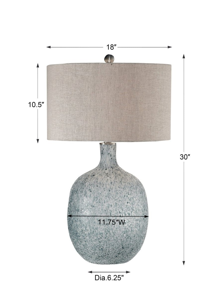 Oceaonna Glass Table Lamp - Uttermost - Table Lamps by Modest Hut