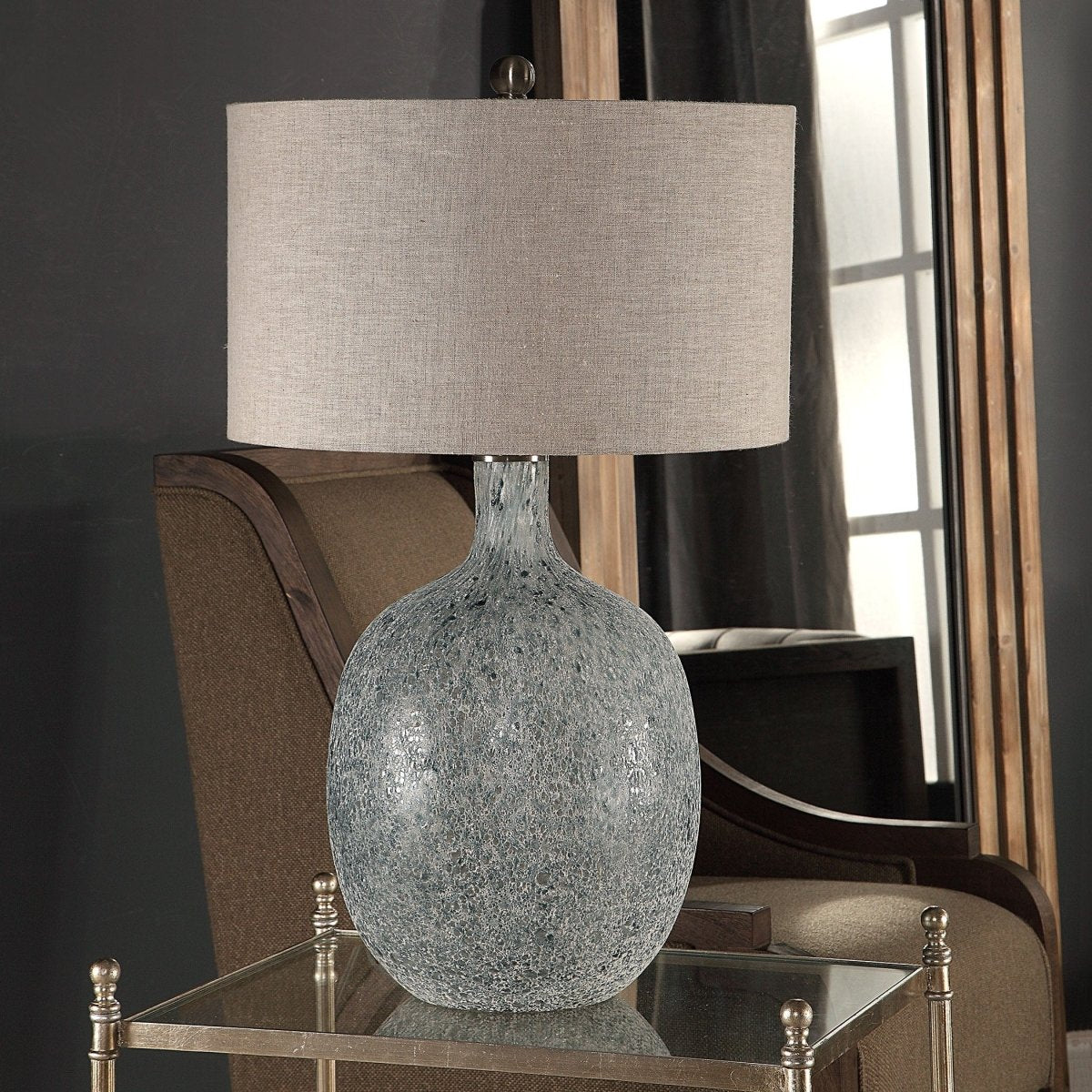 Oceaonna Glass Table Lamp - Uttermost - Table Lamps by Modest Hut