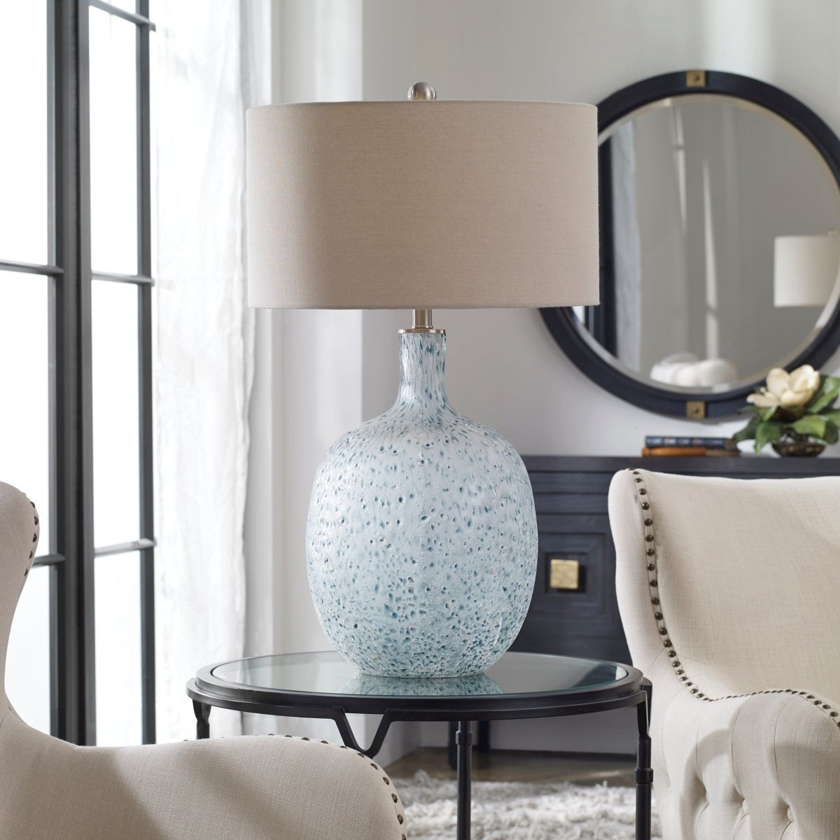 Oceaonna Glass Table Lamp - Uttermost - Table Lamps by Modest Hut