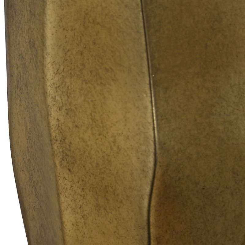 Detail view of faceted gold-leaf body on the Octavio Gold Leaf and Crystal Table Lamp