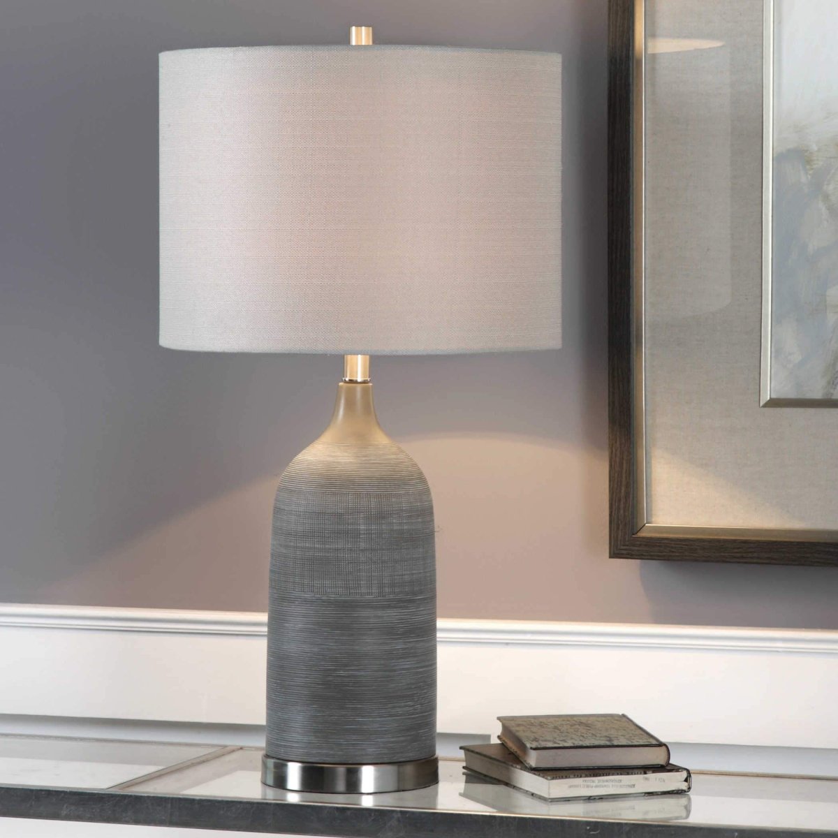 Oliva Table Lamp - Uttermost - Table Lamps by Modest Hut