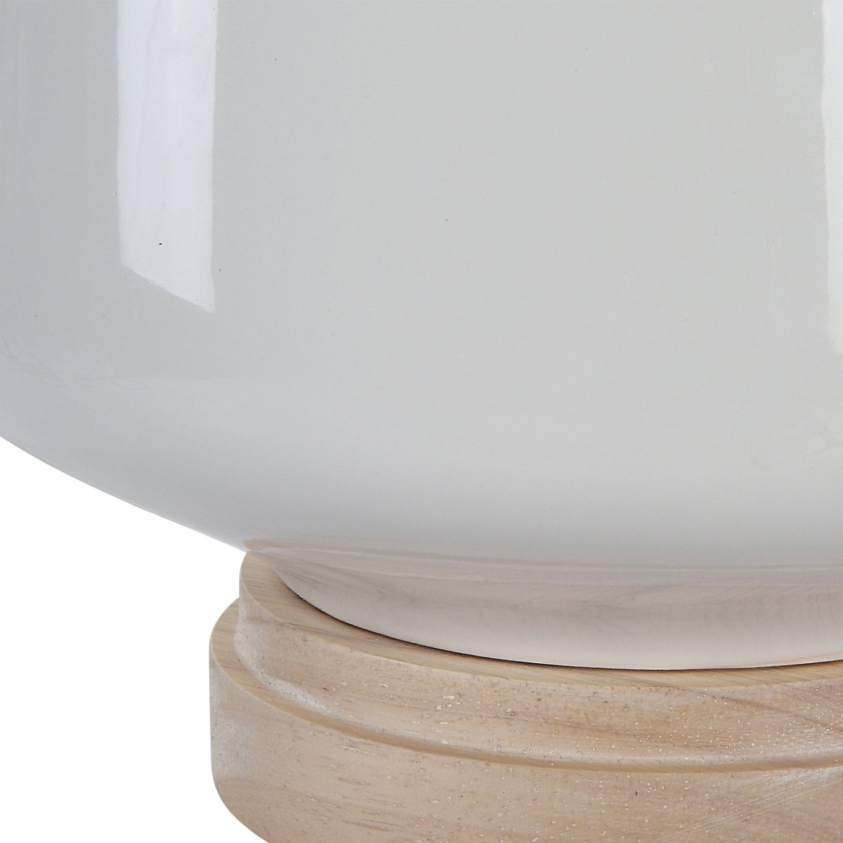 Opal Gloss White Table Lamp - Uttermost - Table Lamps by Modest Hut