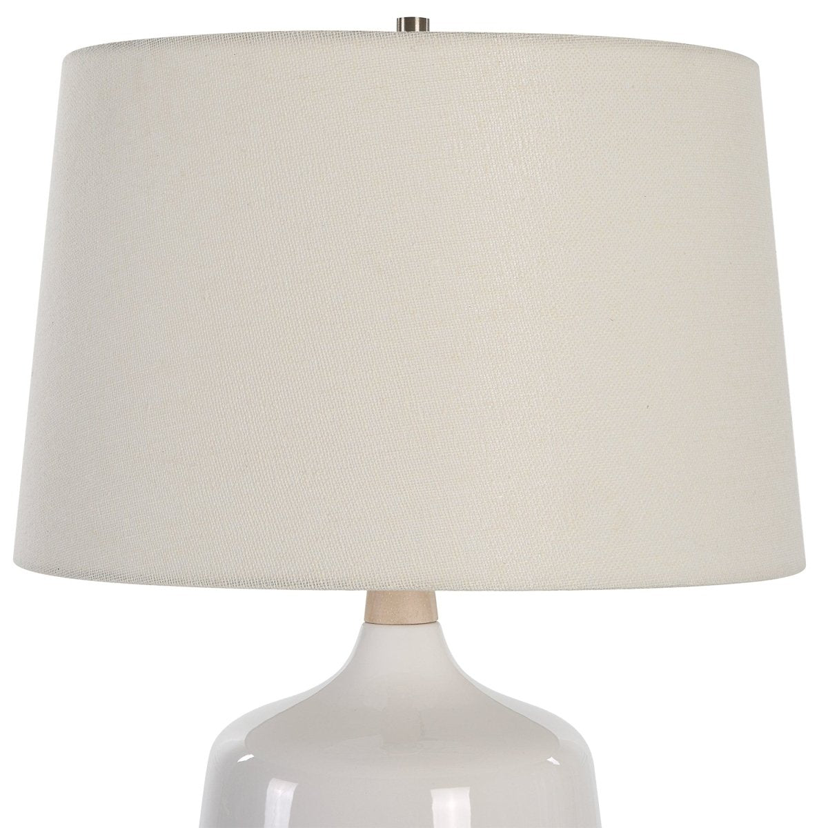 Opal Gloss White Table Lamp - Uttermost - Table Lamps by Modest Hut