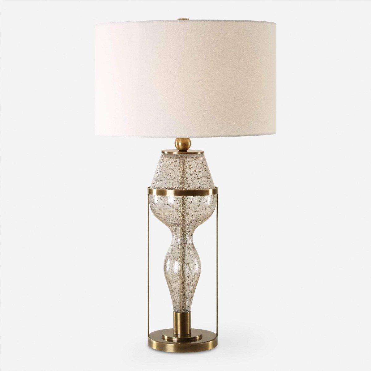 Out Of Time Seeded Glass Table Lamp - Uttermost - Table Lamps by Modest Hut