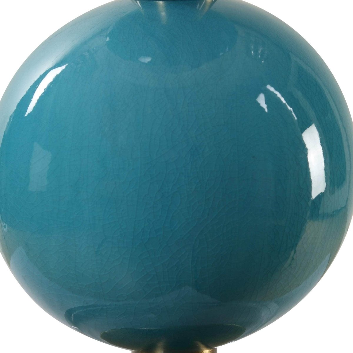 Palawan Blue Glaze Table Lamp - Uttermost - Table Lamps by Modest Hut