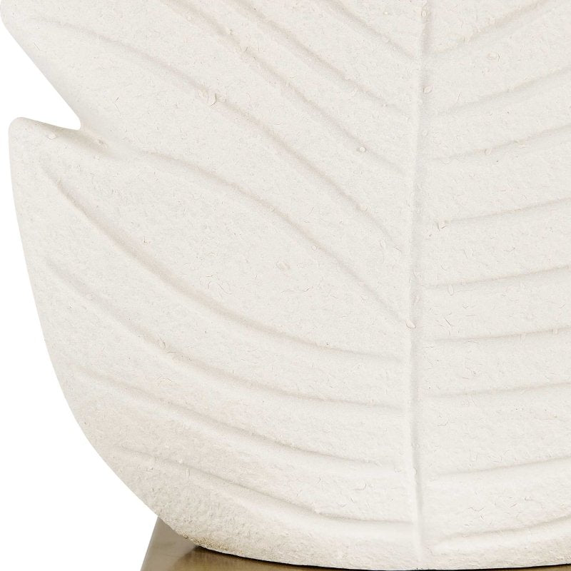 Palm Leaf White Table Lamp - Table Lamps
