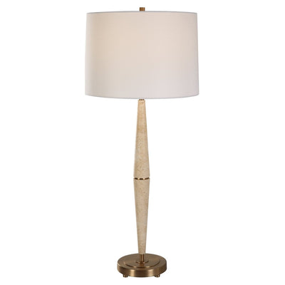 Palu Travertine Table Lamp - Uttermost - Table Lamps by Modest Hut