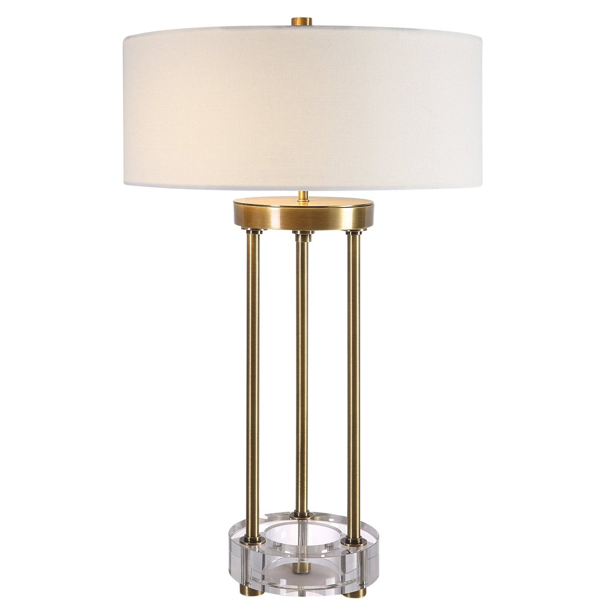 Pantheon Brass Rod Table Lamp - Uttermost - Table Lamps by Modest Hut