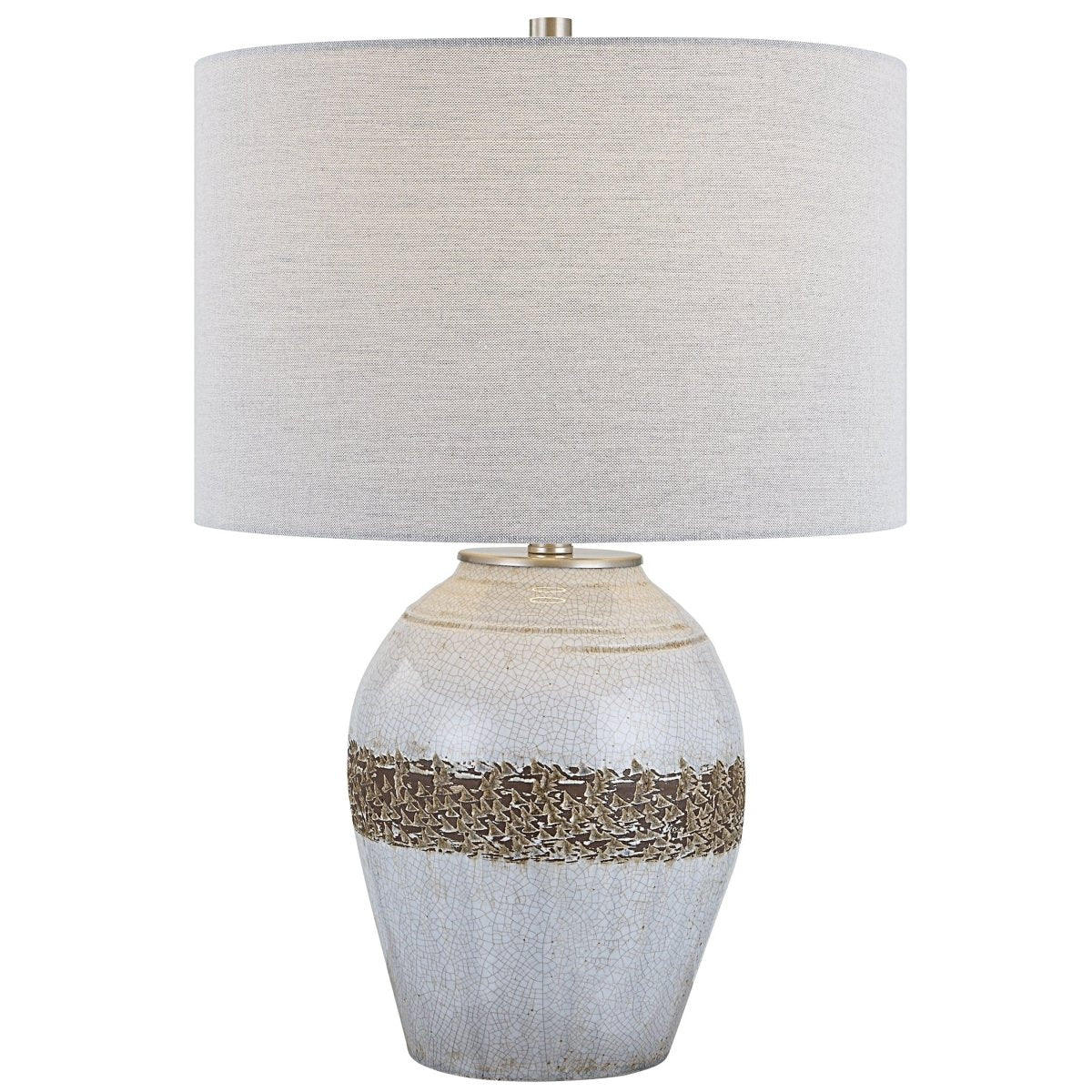 Poul Crackled Table Lamp - Uttermost - Table Lamps by Modest Hut