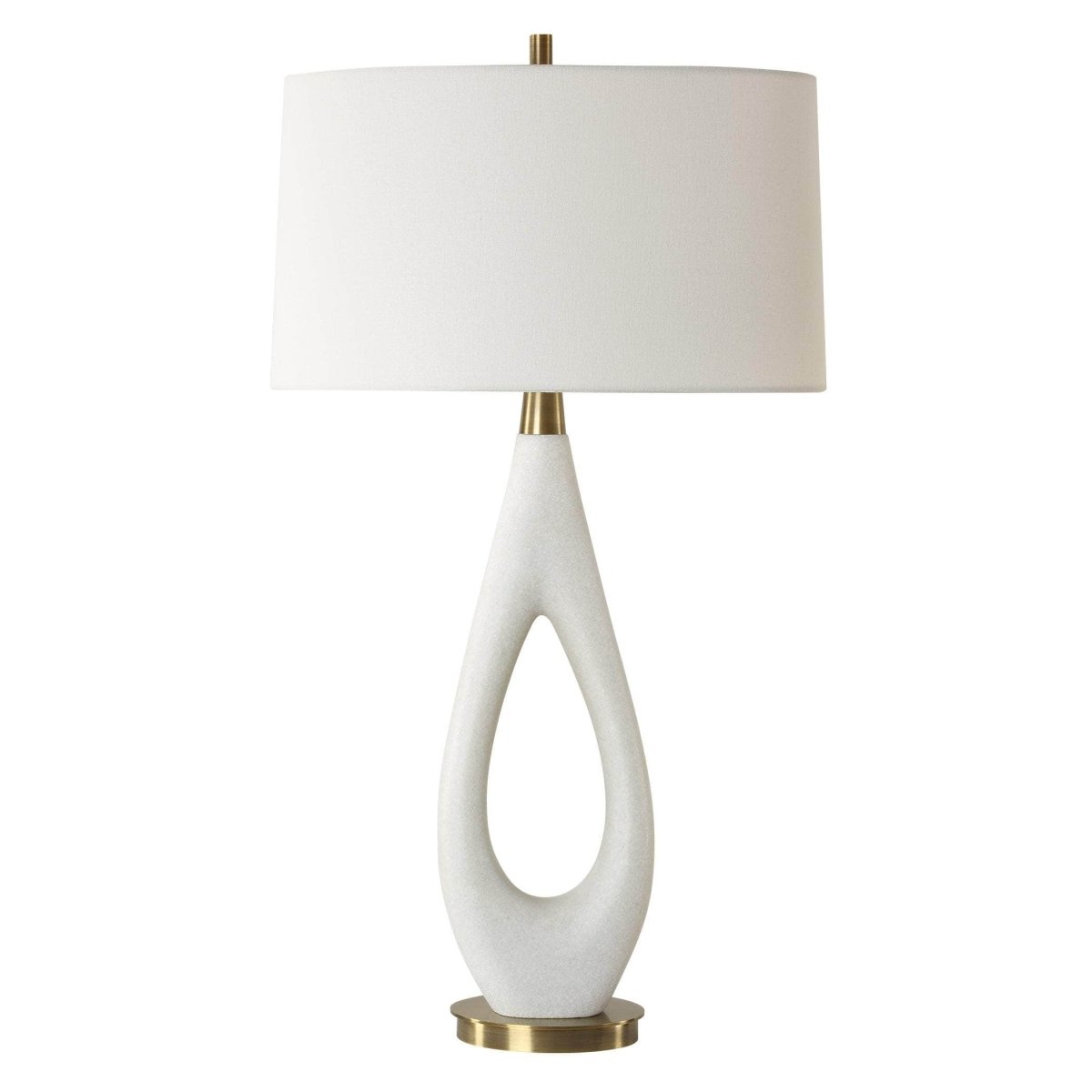 Promenade White Table Lamp - Uttermost - Table Lamps by Modest Hut