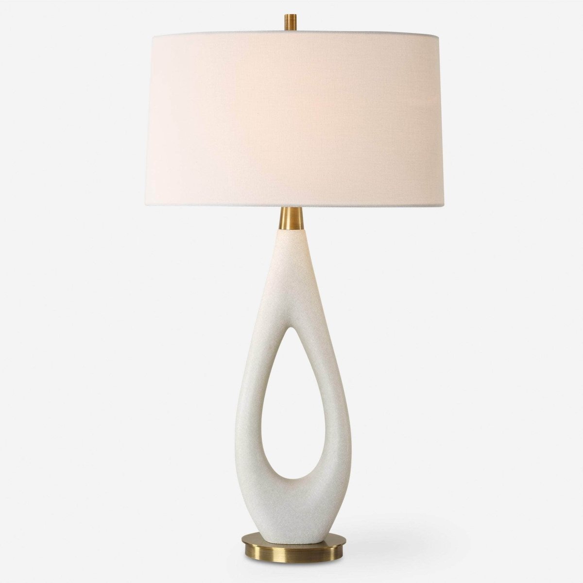 Promenade White Table Lamp - Uttermost - Table Lamps by Modest Hut