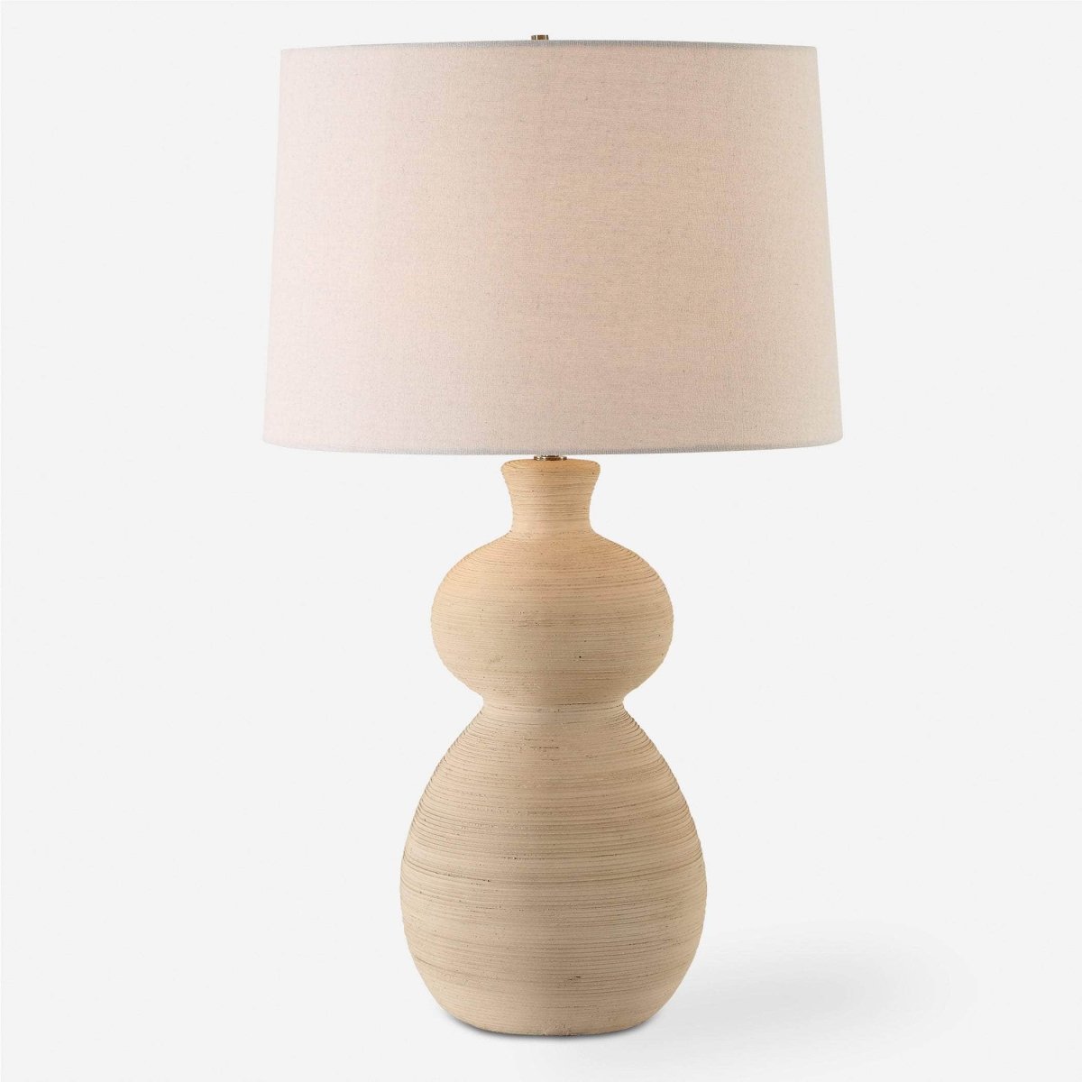 Pueblo Fired Clay Table Lamp - Uttermost - Table Lamps by Modest Hut