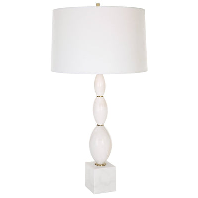 Regalia White Marble Table Lamp - Uttermost - Table Lamps by Modest Hut