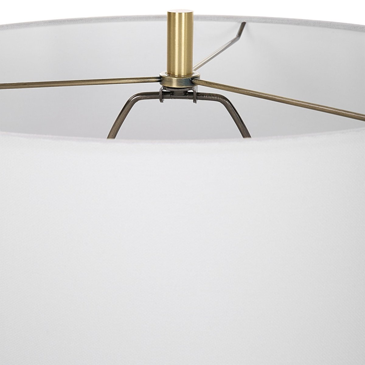 Regalia White Marble Table Lamp - Uttermost - Table Lamps by Modest Hut
