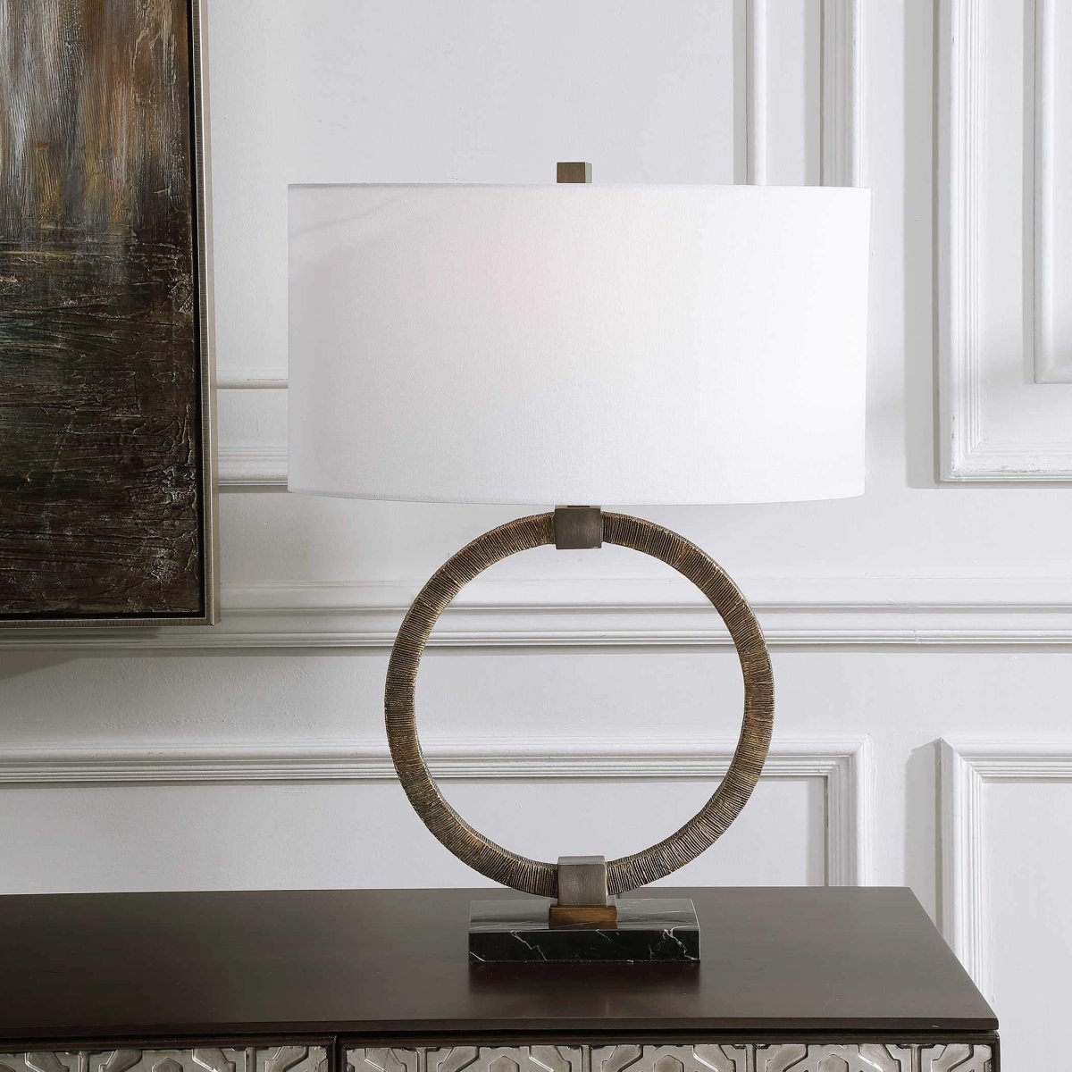 Relic Aged Gold Table Lamp - Uttermost - Table Lamps by Modest Hut