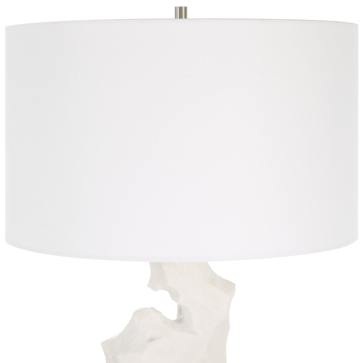 Remnant White Marble Table Lamp - Uttermost - Table Lamps by Modest Hut