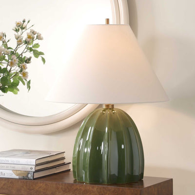 Renna Moss Green Table Lamp - Uttermost - Table Lamps by Modest Hut