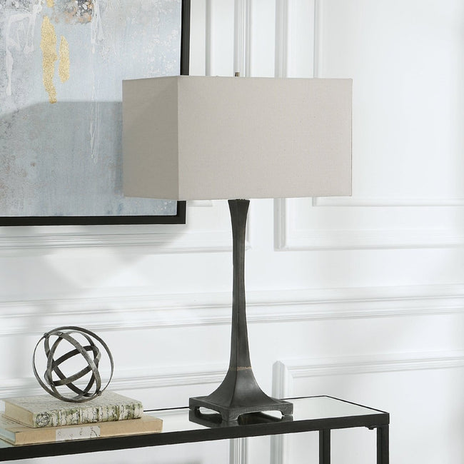 Reydan Tapered Iron Table Lamp - Uttermost - Table Lamps by Modest Hut