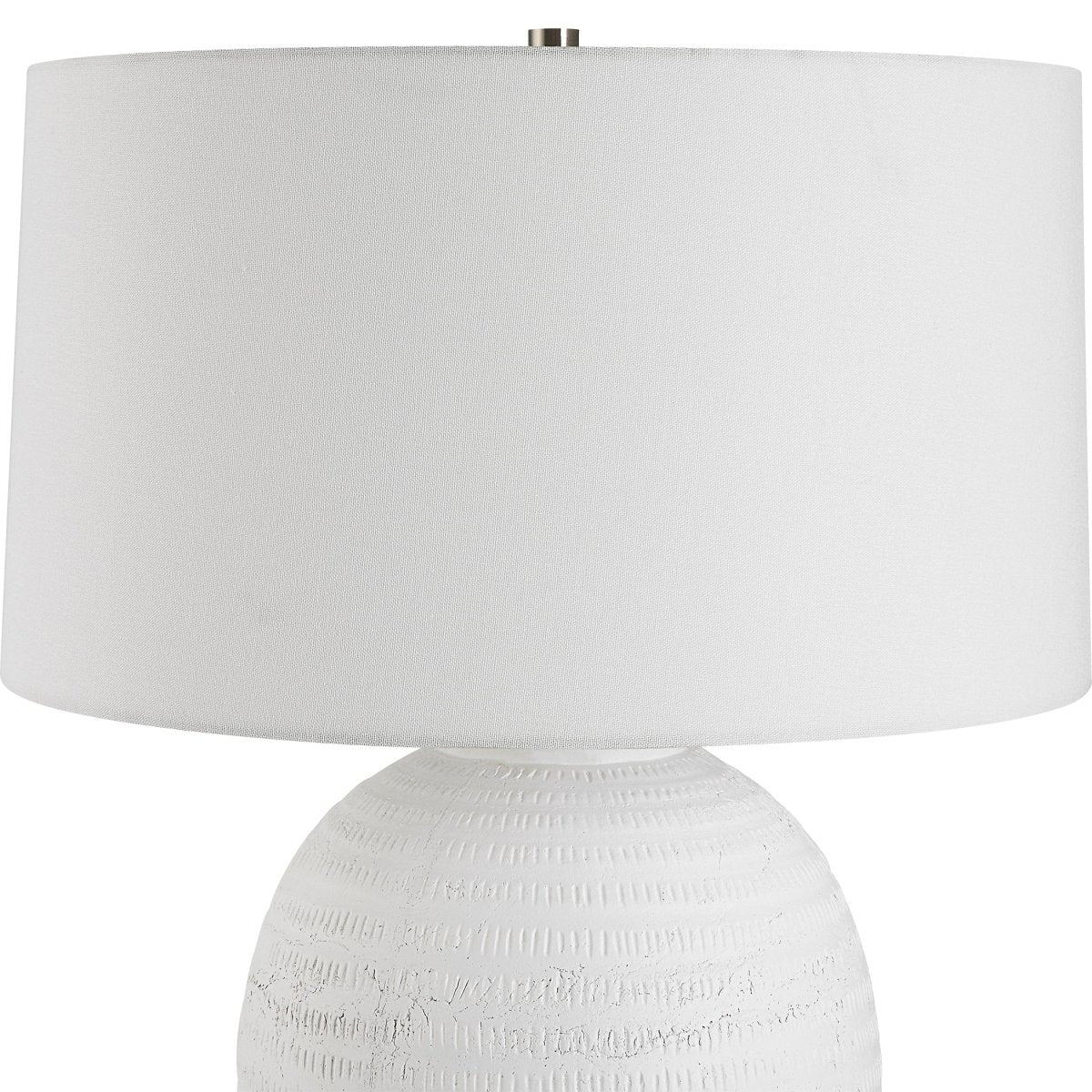 Reyna Chalk White Table Lamp - Uttermost - Table Lamps by Modest Hut