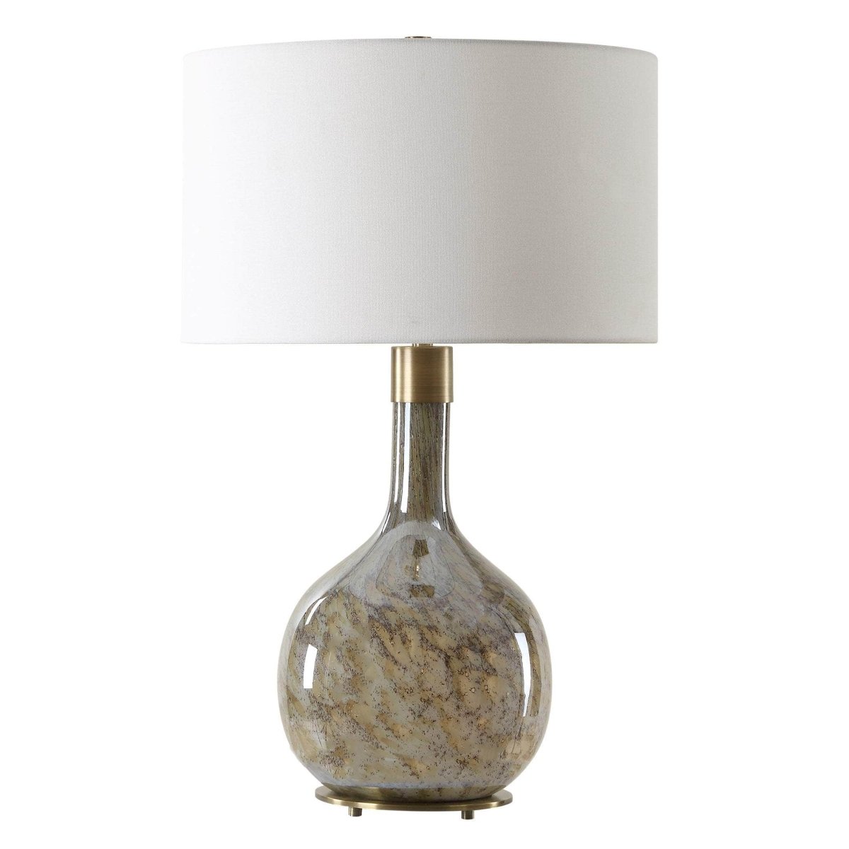 Rhine Brown Glass Table Lamp - Uttermost - Table Lamps by Modest Hut