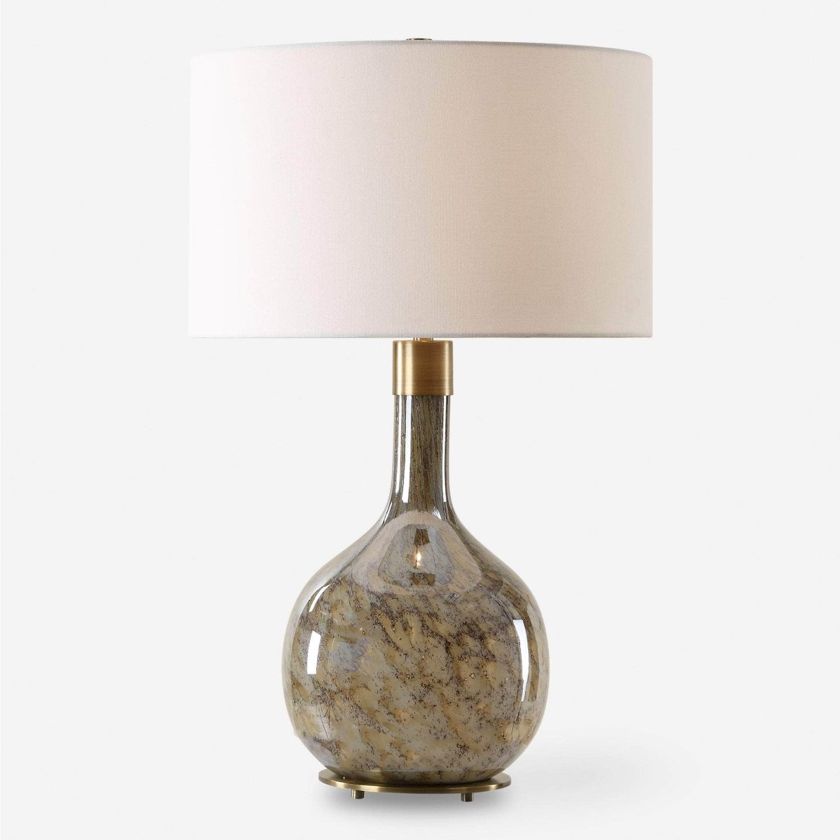 Rhine Brown Glass Table Lamp - Uttermost - Table Lamps by Modest Hut