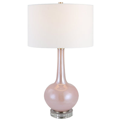 Rosa Pink Glass Table Lamp - Uttermost - Table Lamps by Modest Hut
