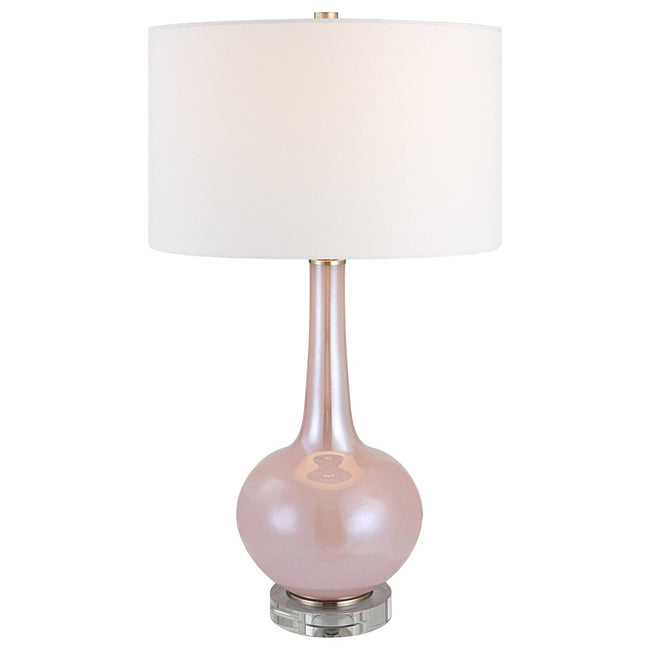 Rosa Pink Glass Table Lamp - Uttermost - Table Lamps by Modest Hut