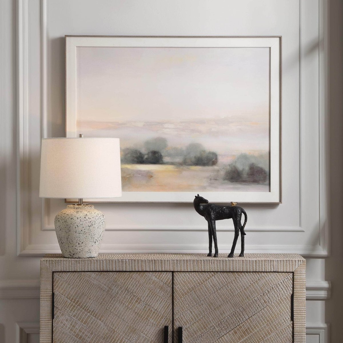 Rupture Aged Ivory Table Lamp - Uttermost - Table Lamps by Modest Hut