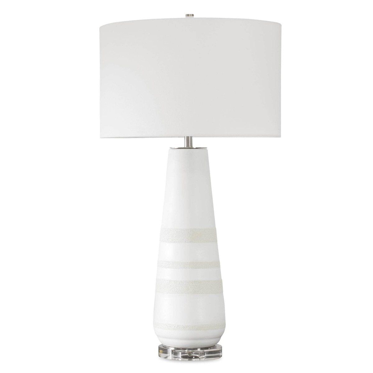 Santino Crackled Ivory Table Lamp - Uttermost - Table Lamps by Modest Hut