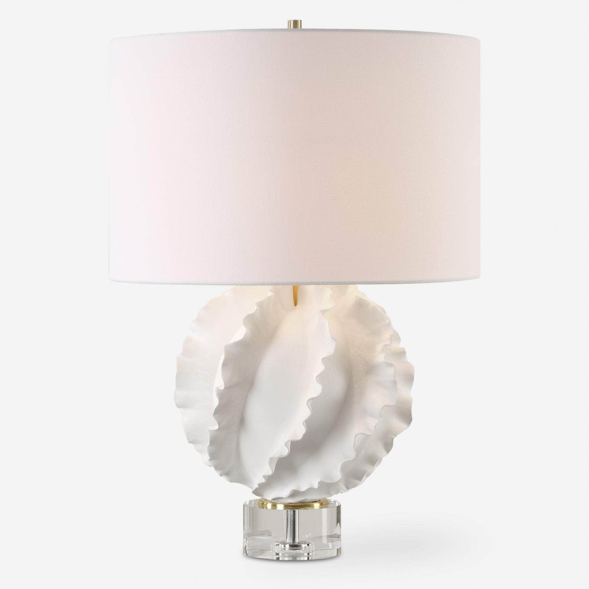 Saylor White Table Lamp - Uttermost - Table Lamps by Modest Hut