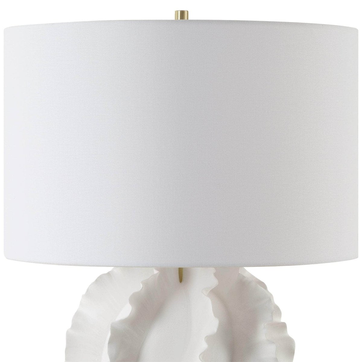 Saylor White Table Lamp - Uttermost - Table Lamps by Modest Hut