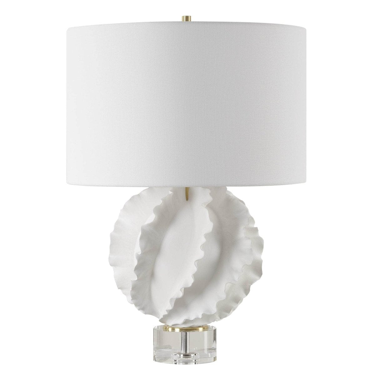 Saylor White Table Lamp - Uttermost - Table Lamps by Modest Hut