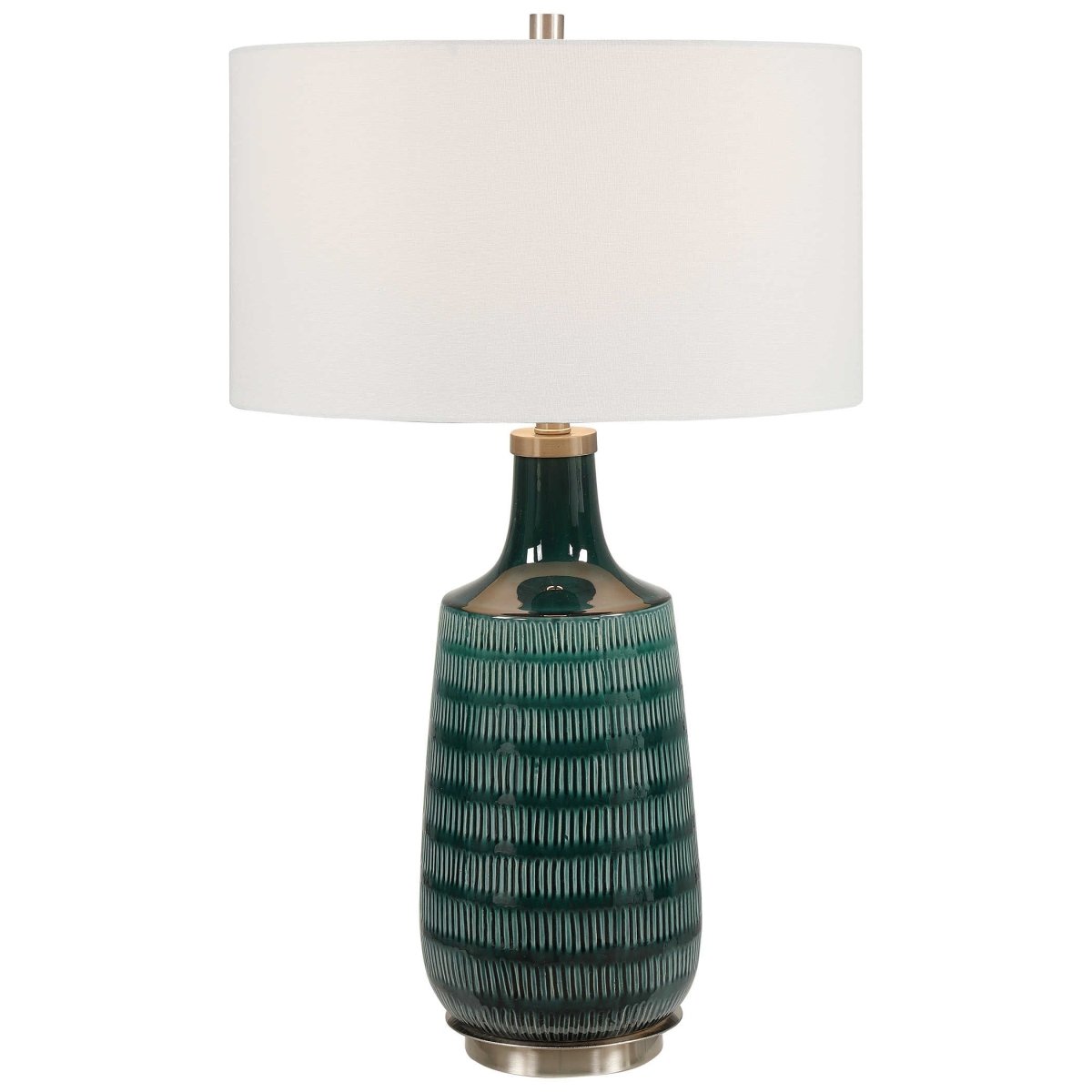 Scouts Teal Table Lamp - Uttermost - Table Lamps by Modest Hut