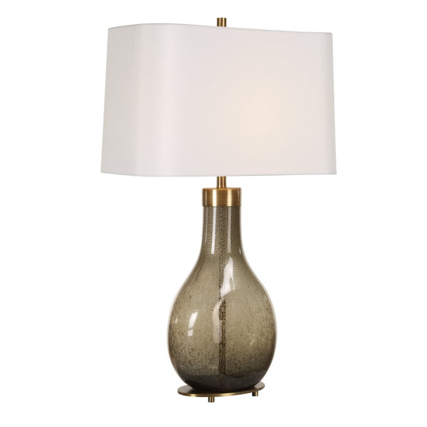 Shyla Dark Glass Table Lamp - Uttermost - Table Lamps by Modest Hut