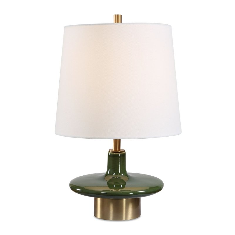 Sieler Moss Green Ceramic Table Lamp by Uttermost
