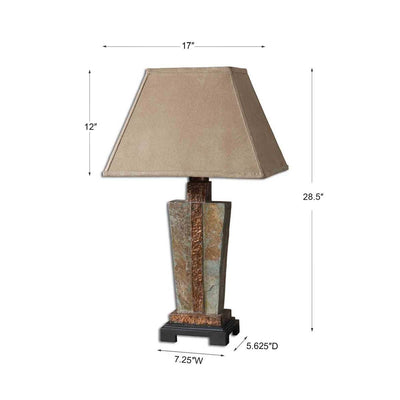 Slate Outdoor Table Lamp - Uttermost - Table Lamps by Modest Hut