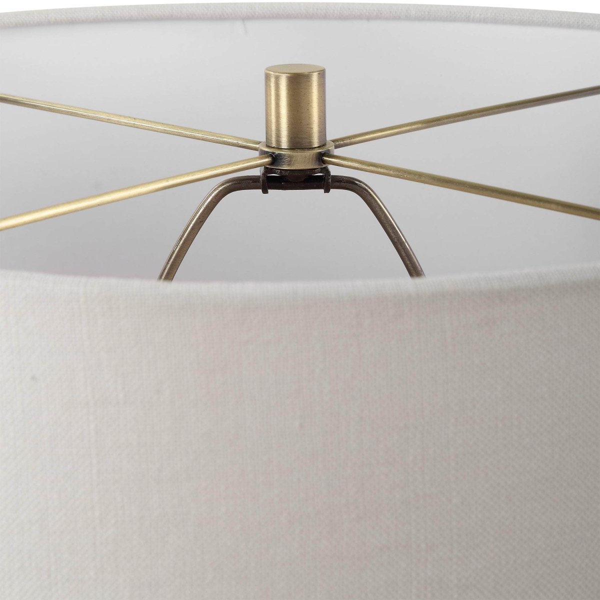 Strata Tan Glaze Table Lamp - Uttermost - Table Lamps by Modest Hut