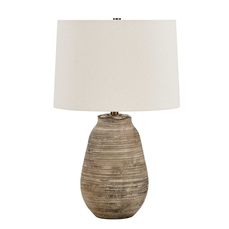 Tonachio Etched Urn Table Lamp - Table Lamps