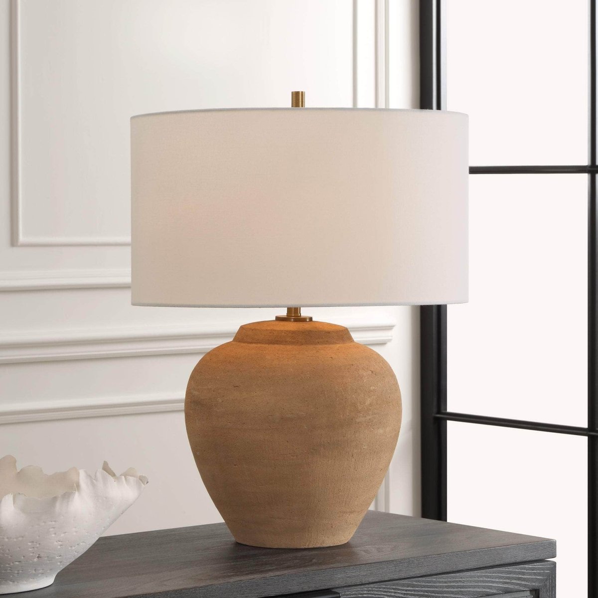 Treviso Terracotta Table Lamp - Uttermost - Table Lamps by Modest Hut