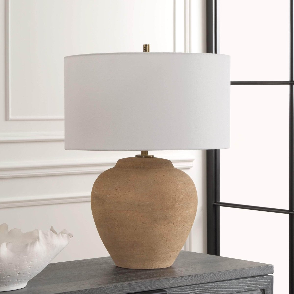 Treviso Terracotta Table Lamp - Uttermost - Table Lamps by Modest Hut