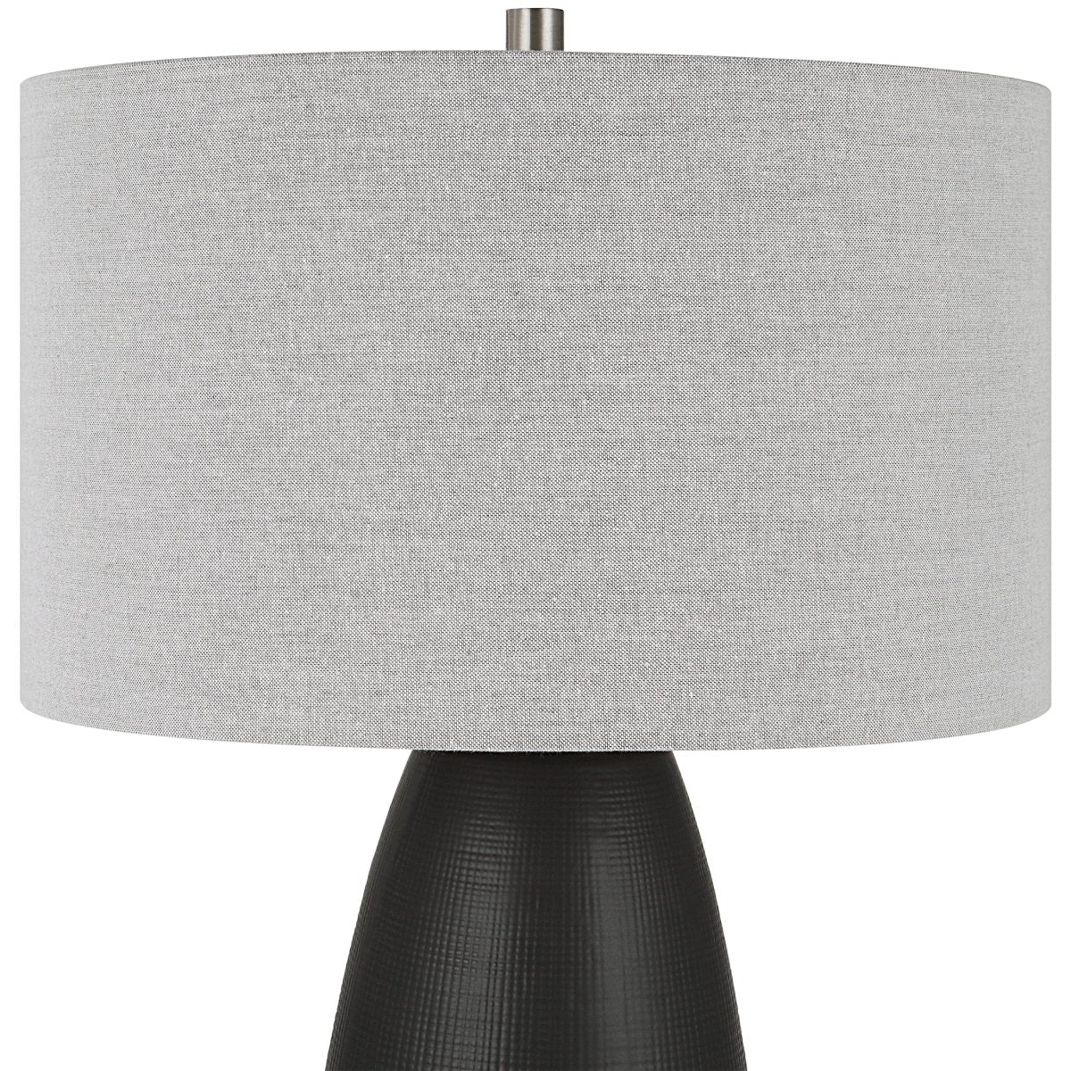 Twilight Satin Black Table Lamp - Uttermost - Table Lamps by Modest Hut