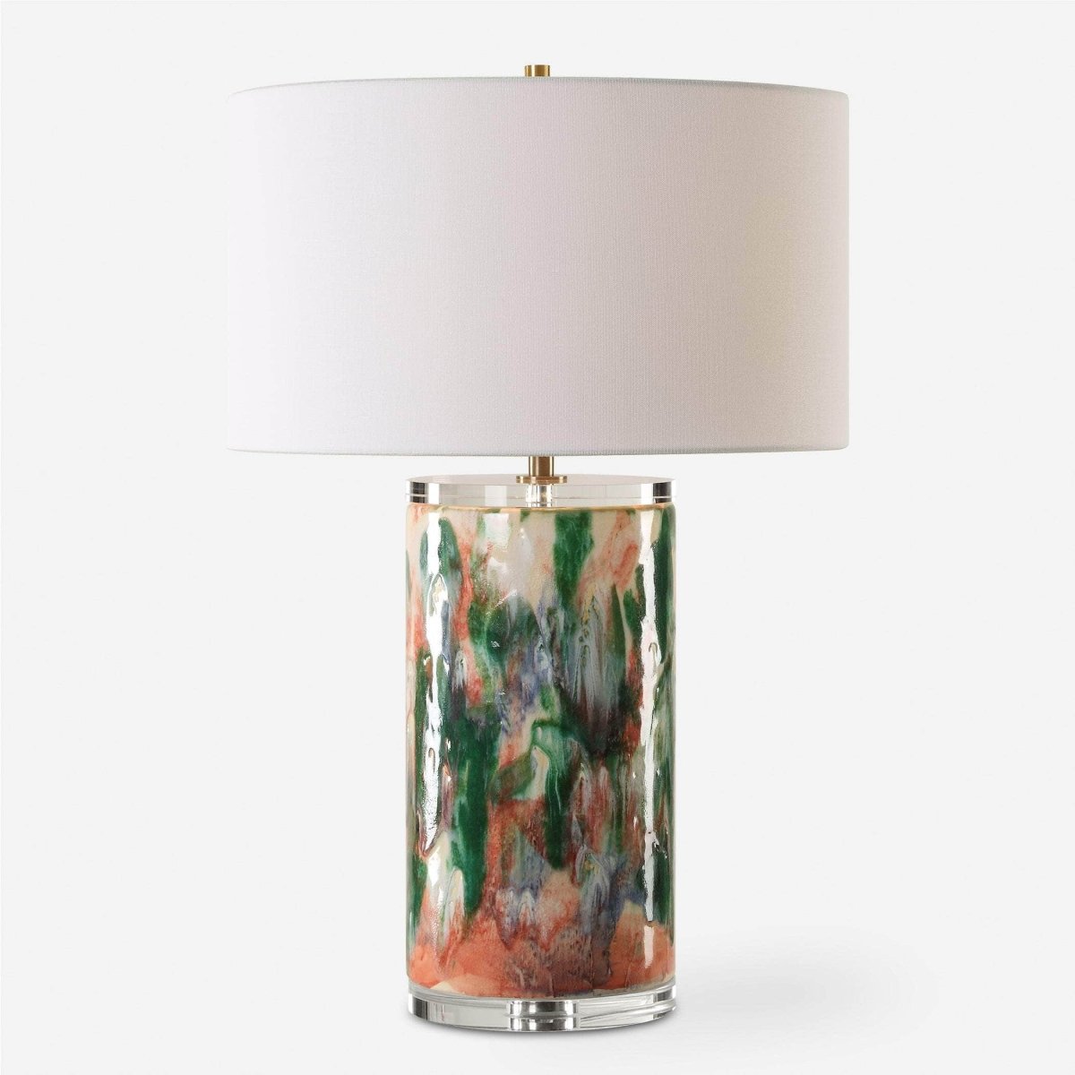 Verdant Multi - Colored Table Lamp - Uttermost - Table Lamps by Modest Hut