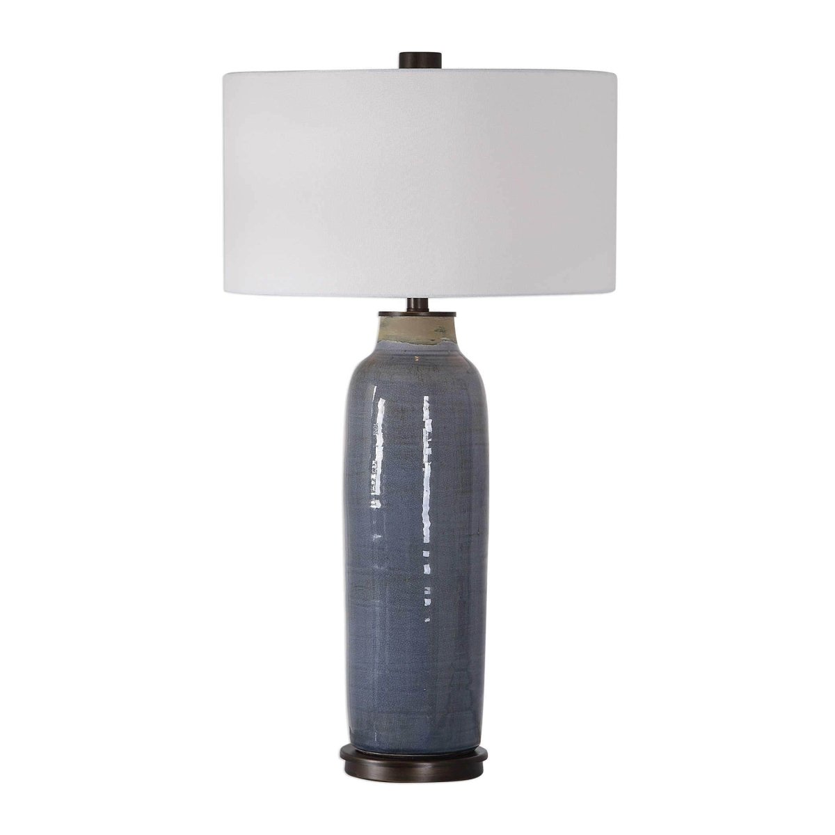 Vicente Slate Blue Table Lamp - Uttermost - Table Lamps by Modest Hut