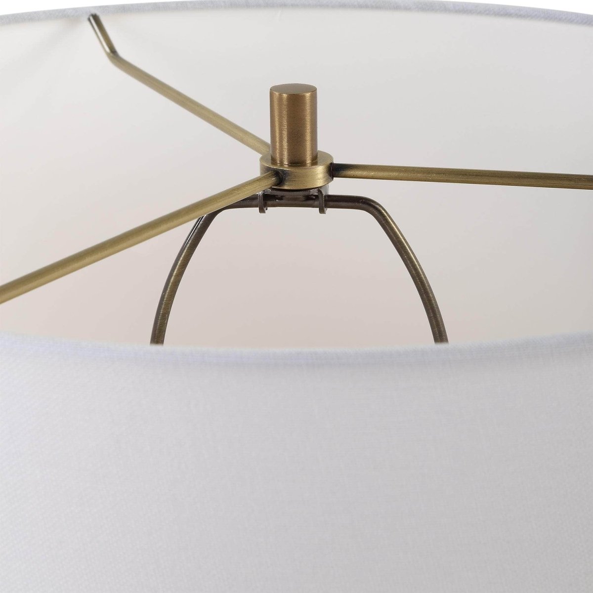 Vieste White Table Lamp - Uttermost - Table Lamps by Modest Hut