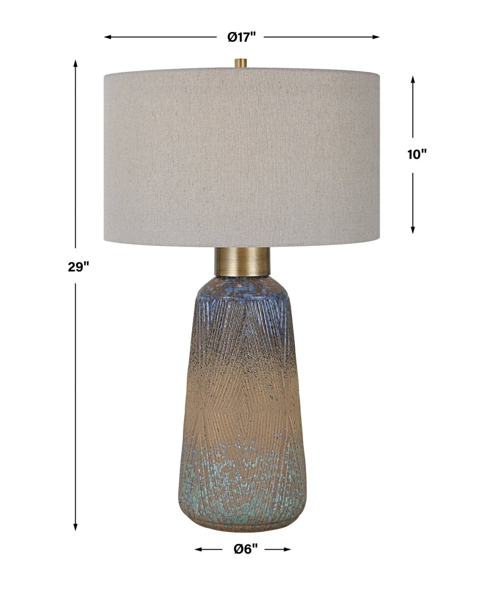 Western Sky Ceramic Table Lamp - Uttermost - Table Lamps by Modest Hut