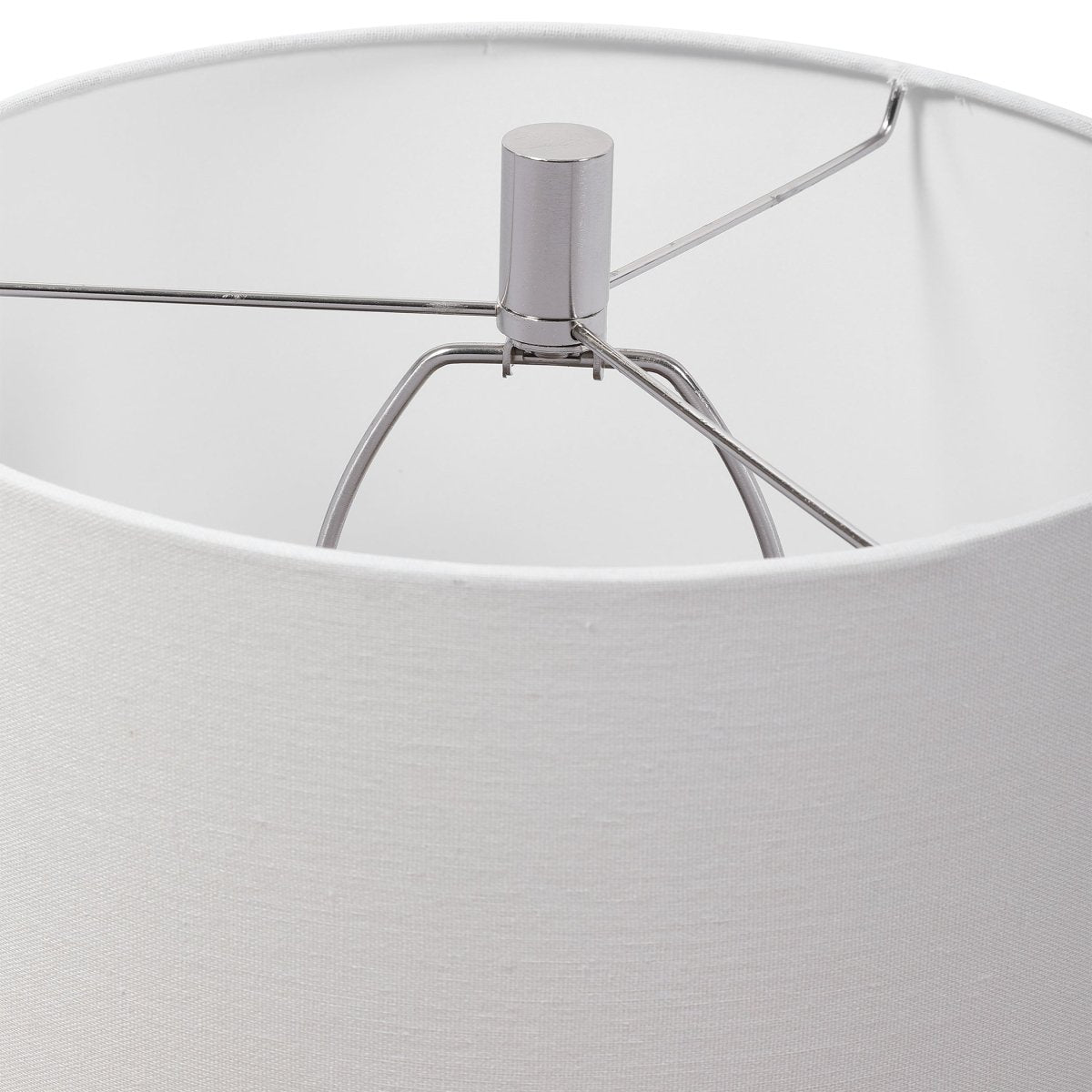 White Etched Concrete Table Lamp - Uttermost - Table Lamps by Modest Hut