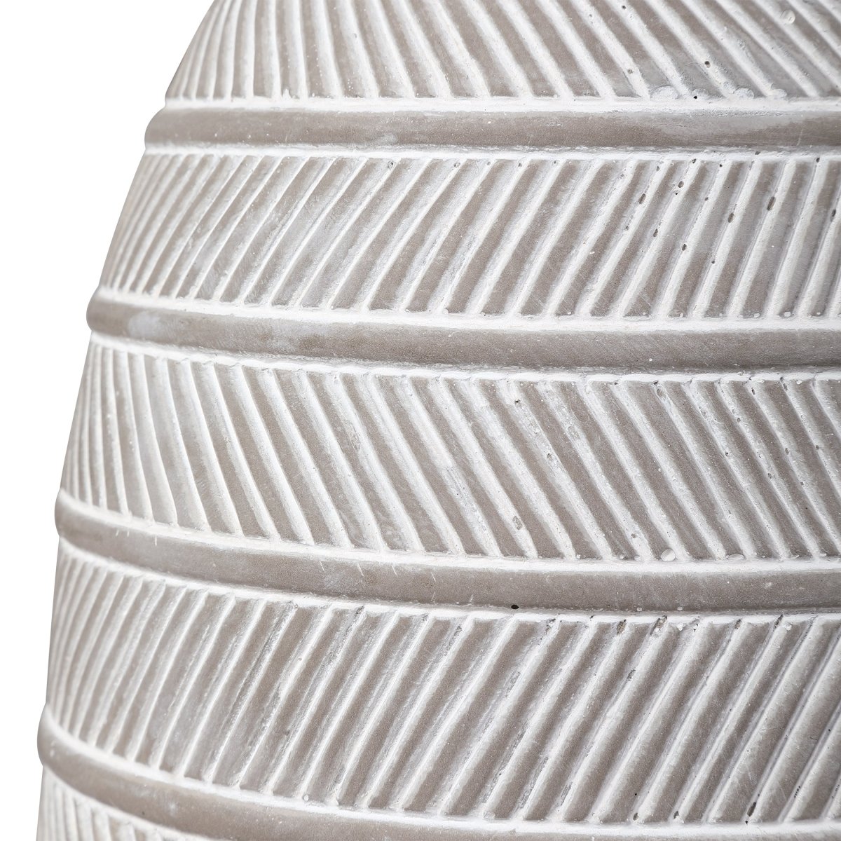 White Etched Concrete Table Lamp - Uttermost - Table Lamps by Modest Hut