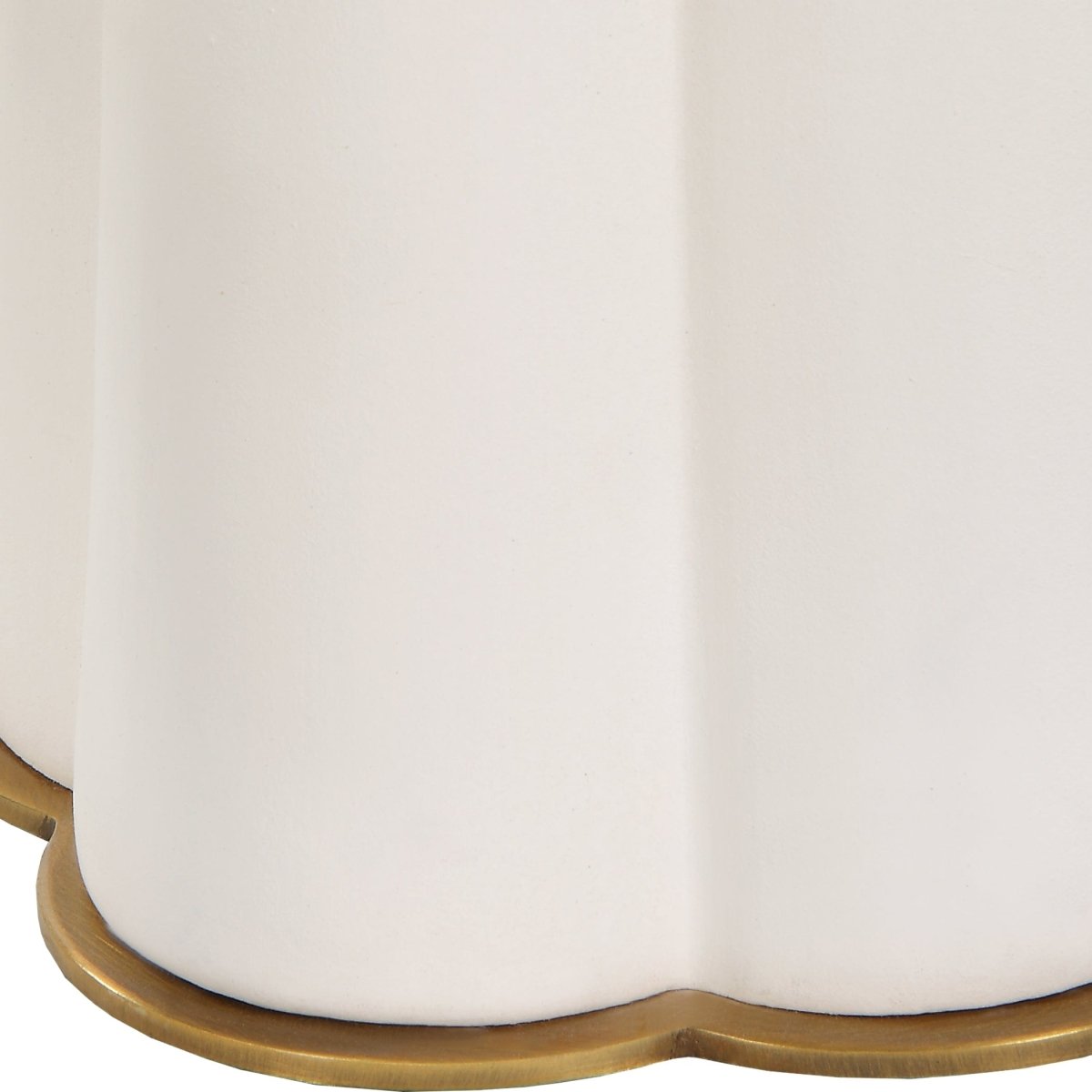 White Glaze Ceramic Table Lamp - Uttermost - Table Lamps by Modest Hut