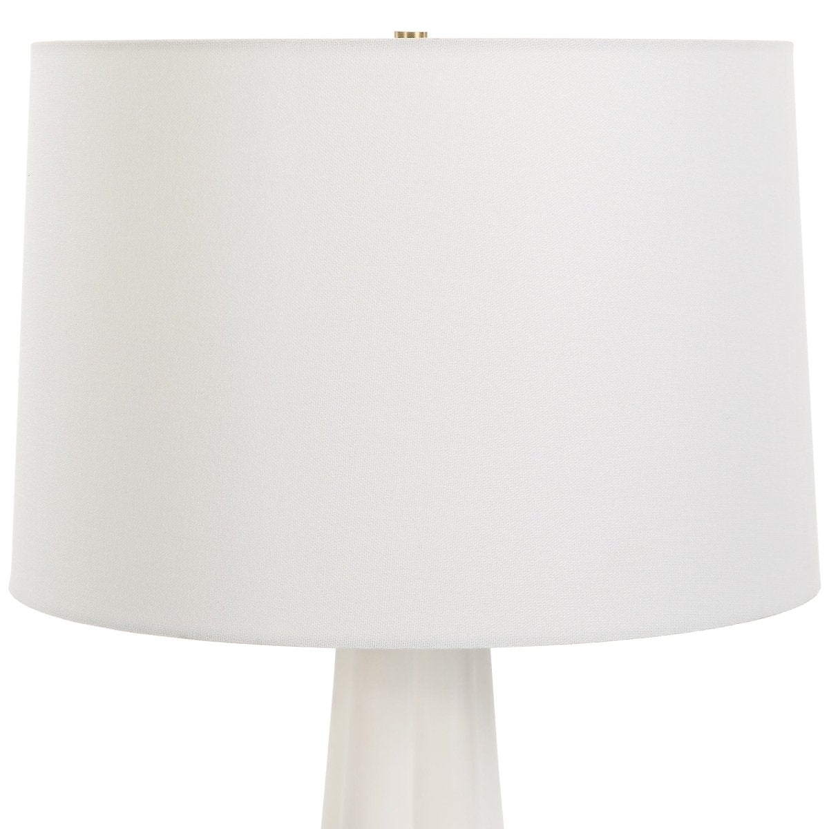 White Glaze Ceramic Table Lamp - Uttermost - Table Lamps by Modest Hut