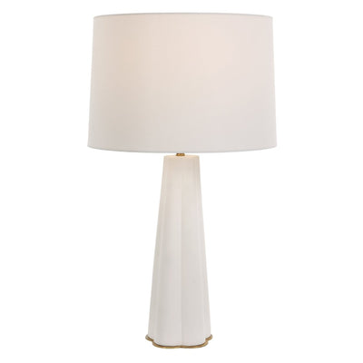 White Glaze Ceramic Table Lamp - Uttermost - Table Lamps by Modest Hut